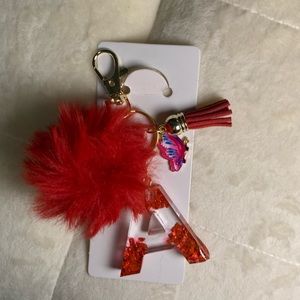 Letter A Keychain